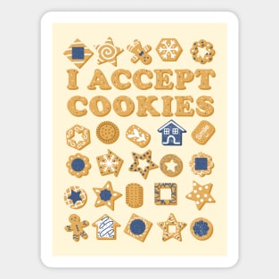 I Accept Cookies Magnet